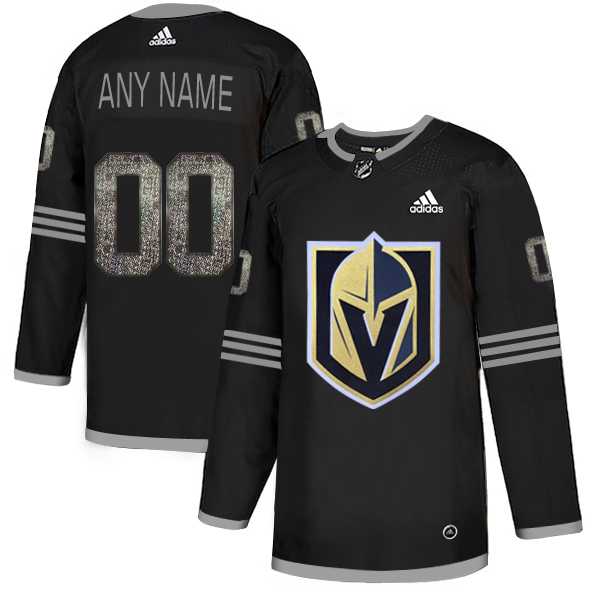 Customized Men's Vegas Golden Knights Any Name & Number Black Shadow Logo Print Adidas Jersey,We sell and wholesale Customized Men's Vegas Golden Knights Any Name & Number Black Shadow Logo Print Adidas Jersey on line form chian!